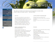 Tablet Screenshot of ogv-merchweiler.de